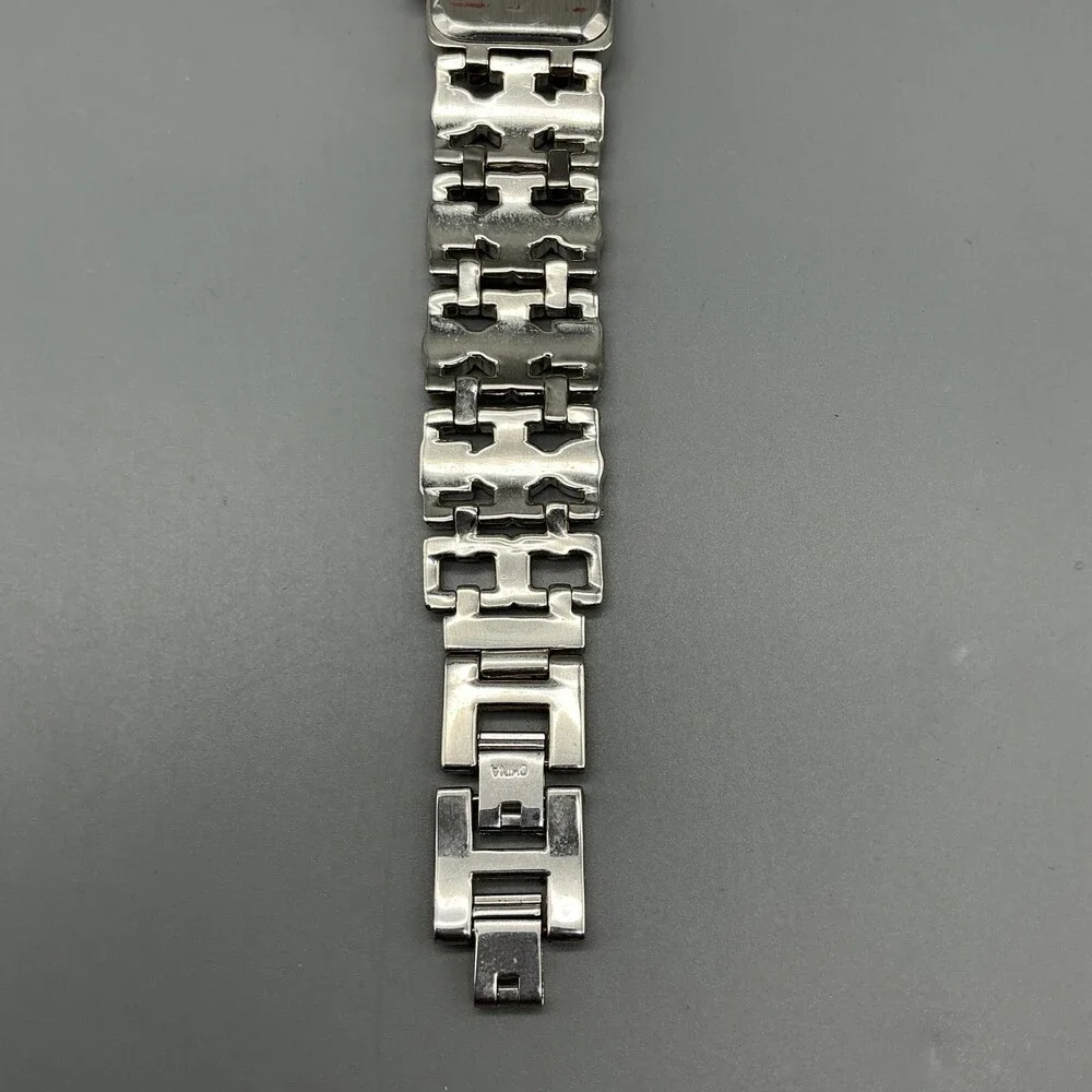 Marcel Drucker Womens Watch 22mm MOP Dial Silver Tone Crystals New Battery 8